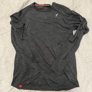 Flag nor fail - dark gray tek gear long sleeve - men’s medium